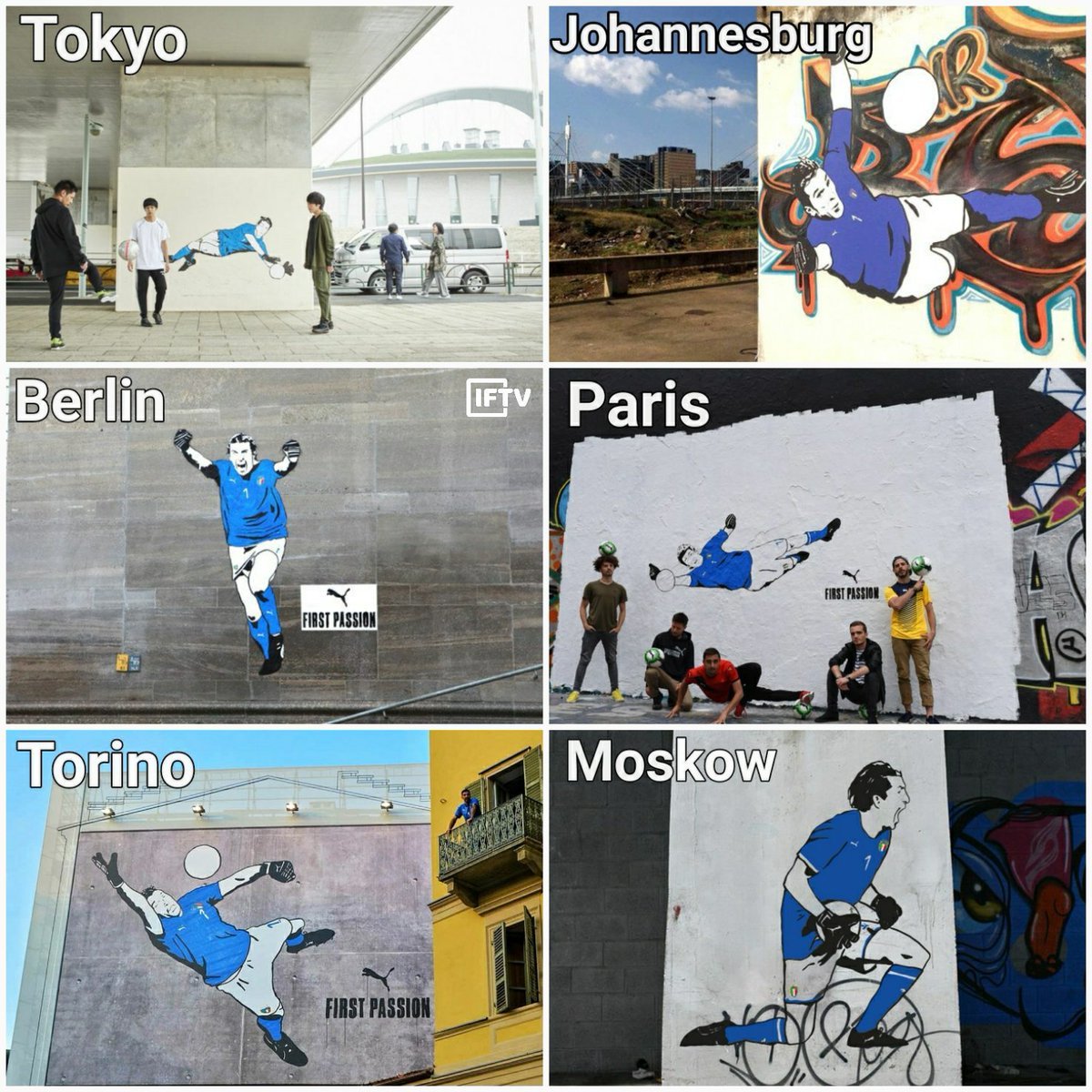 Граффити с изображением Буффона - по всему миру (Фото) - изображение 1