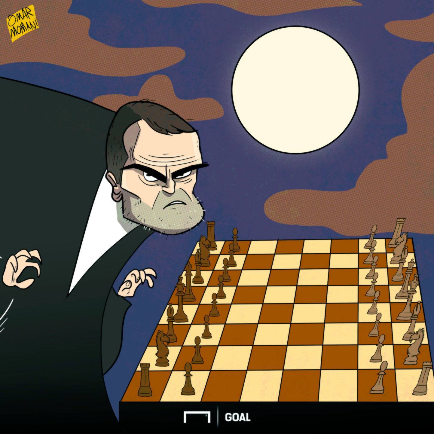Футбол в карикатурах: революционер Пике, шахматная партия Кина и слезы Анчелотти (Фото, видео) - изображение 4