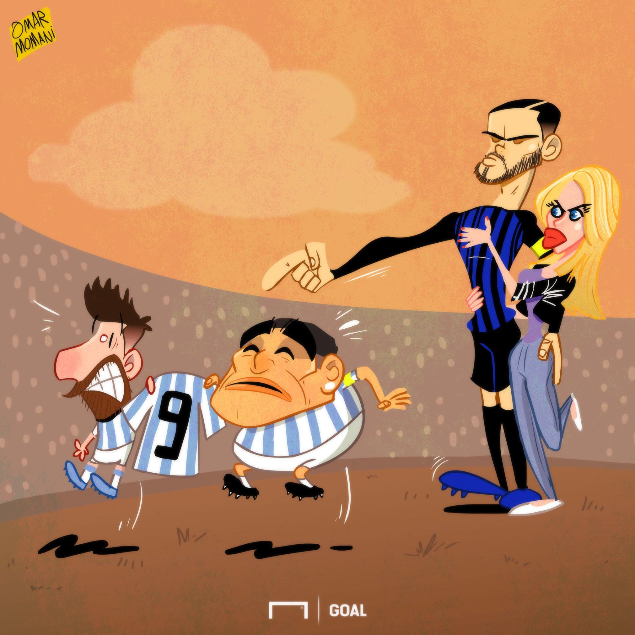 Футбол в карикатурах: британский Марадона, аргентинские разборки и успешные деньки Роналду (Фото) - изображение 3