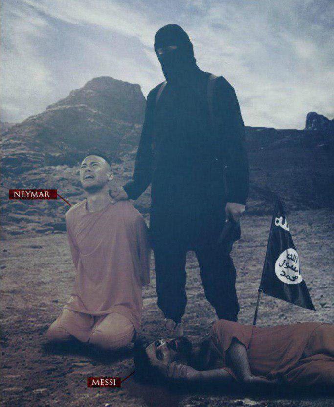Неймар и Лионель Месси подверглись угрозам со стороны террористов ИГИЛ ​​​​​​​ (+Фото) - изображение 1
