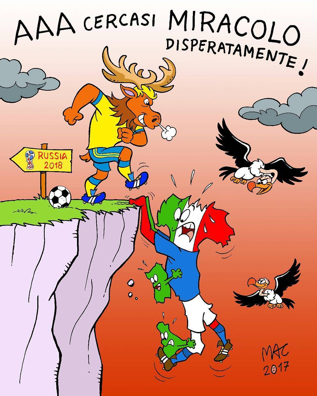 Итальянский футбол в карикатурах: апокалипсис в сборной (Фото) - изображение 4