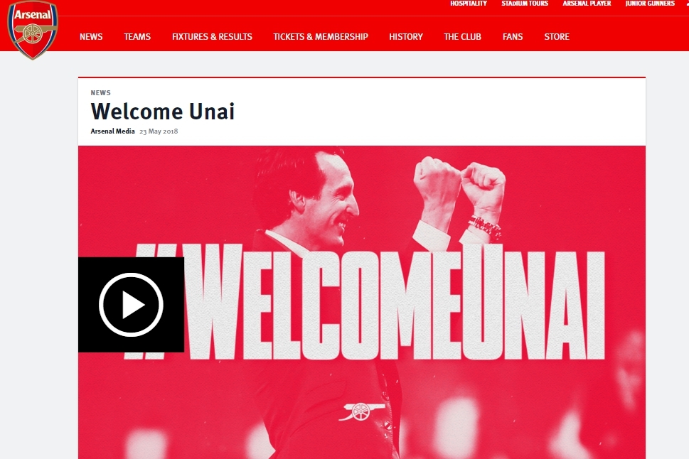Официально: Унаи Эмери – главный тренер "Арсенала" - изображение 1