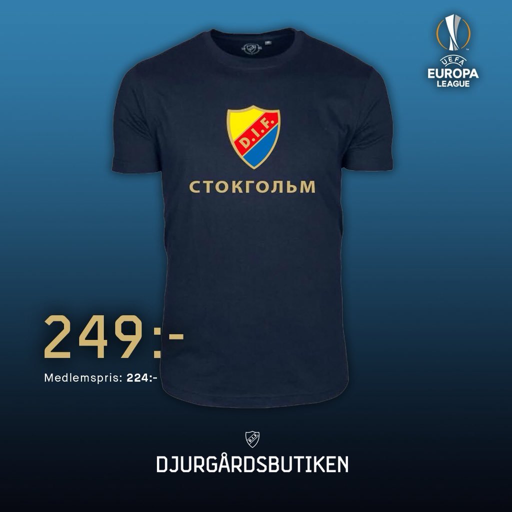 Фото дня: "Юргорден" выпустил специальные футболки для болельщиков, которые поедут в Одессу - изображение 1