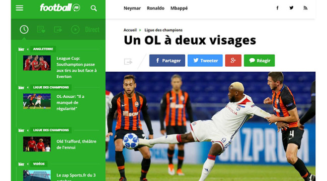 «Лион» – «Шахтер». Обзор французской прессы - изображение 3