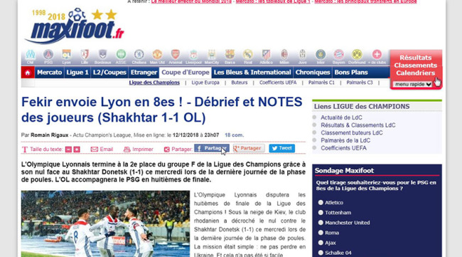 "Шахтер" – "Лион". Обзор французских СМИ - изображение 3