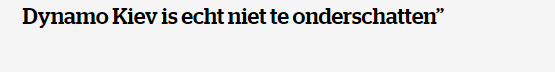 Бельгийские СМИ - о "Динамо": "Великий талант Цыганков и молодой тренер Хацкевич" - изображение 1