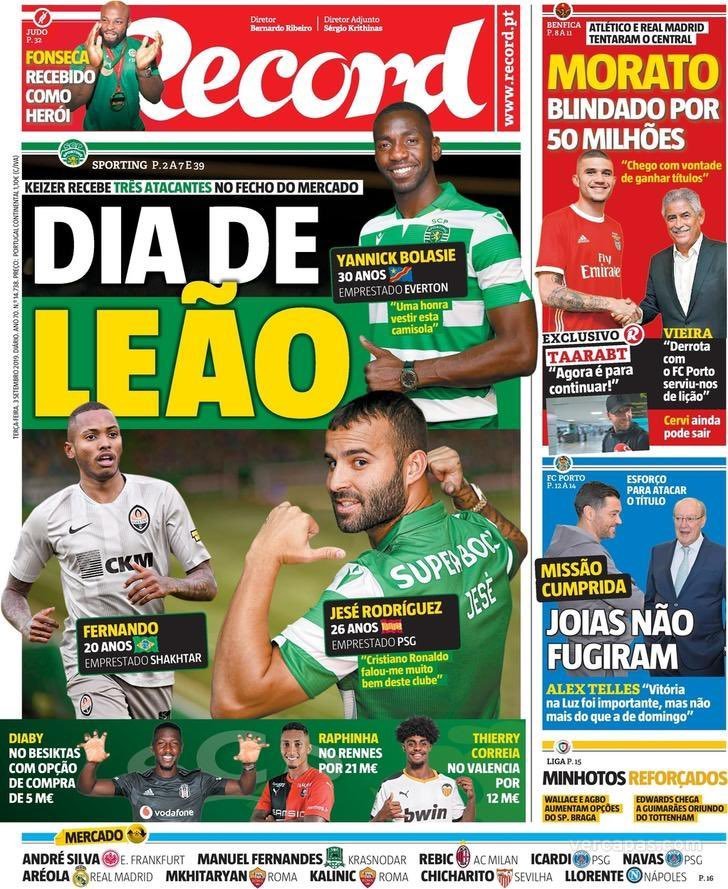 Вингер "Шахтера" Фернандо - на обложке ведущих газет Португалии - изображение 2