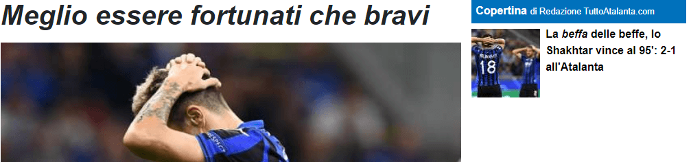 Atalanta Shahter Obzor Italyanskih Smi Footboom