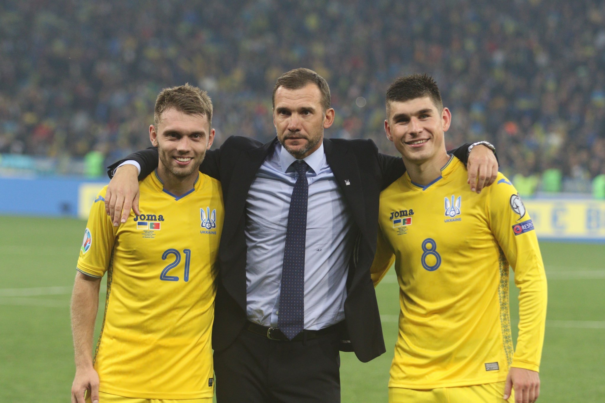 Победные эмоции Украины после матча с Португалией (Фото) - изображение 4