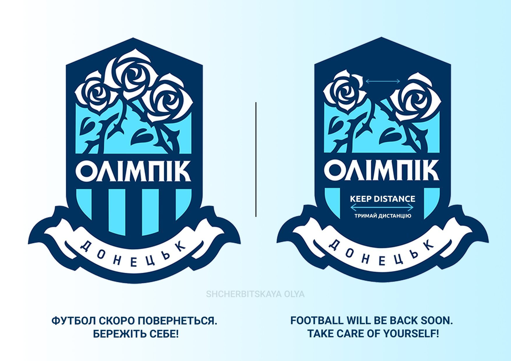 Эмблемы клубов украинской Премьер-лиги во время карантина (Фото) - изображение 5