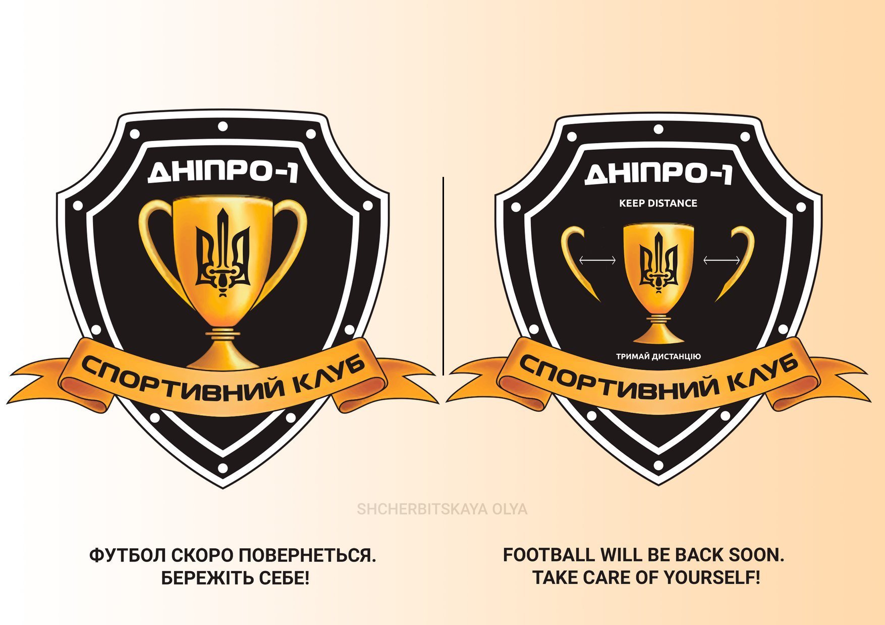 Эмблемы клубов украинской Премьер-лиги во время карантина (Фото) - изображение 8