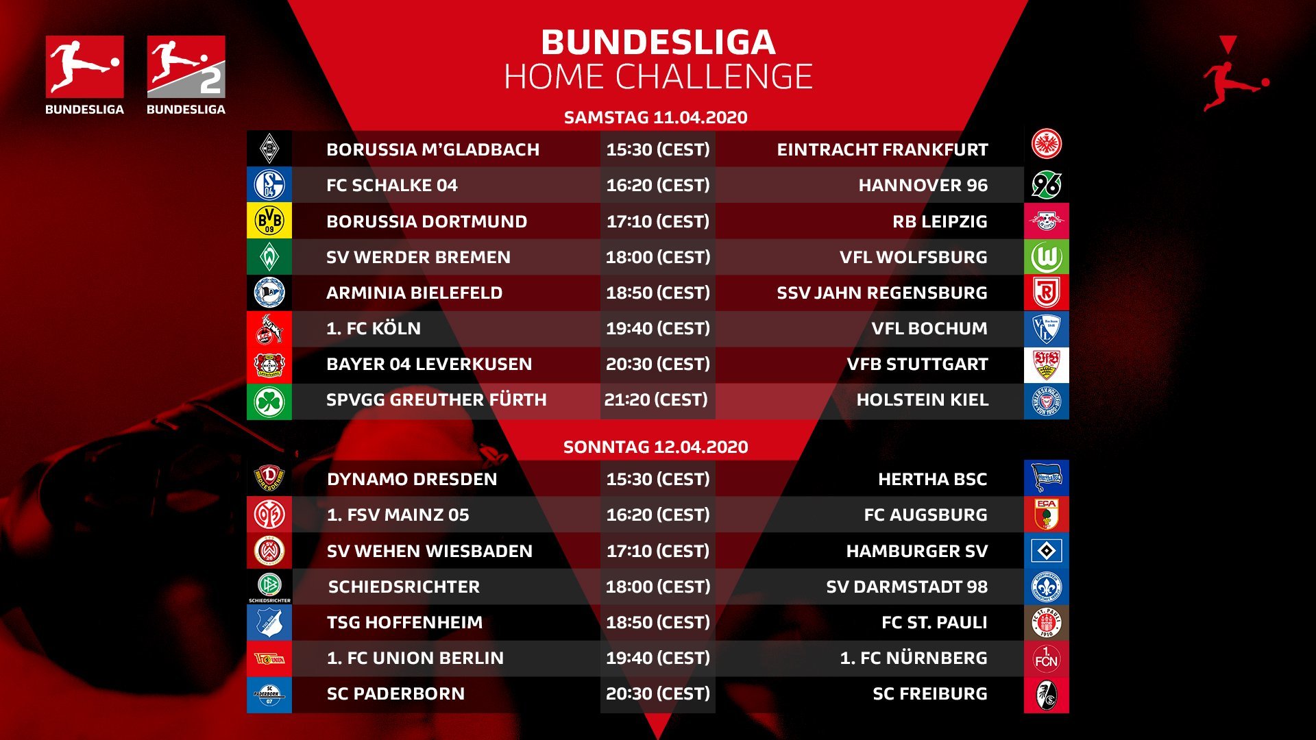 Киберфутбол. FIFA 20. Бундеслига. #BundesligaHomeChallenge. 3-я игровая неделя. Анонс и прогноз - изображение 1